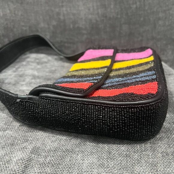 STAUD Tommy Bag Beaded Stripes - Picture 9 of 13